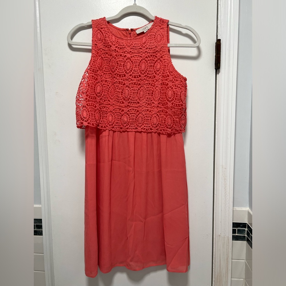 Lace tank dress